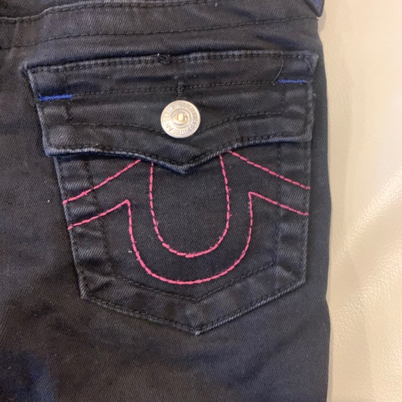 True religion black skinny jeans girls size 6 - Picture 5 of 6